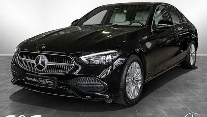 Metalliclack obsidianschwarz Gebraucht 2024 Mercedes C180 Avantgarde Limousine | 35.940 € (Fairer Preis)