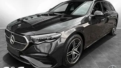 Metalliclack graphitgrau Gebraucht 2024 Mercedes E220 AMG Kombi | 55.977 € (Etwas zu teuer)