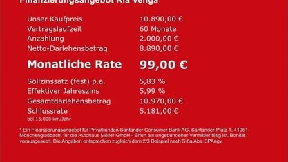 Brugt Kia Venga 90 HK (66 kW) 2017 Beige Hatchback