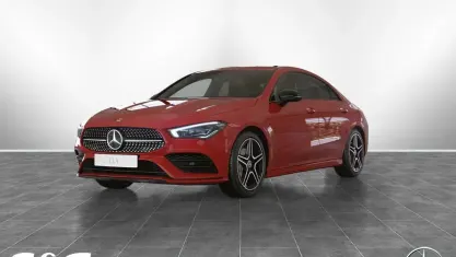 Brugt Mercedes CLA200 AMG 163 HK (119 kW) 2019 Rød Coupe