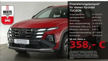Gebraucht Hyundai Tucson 215 PS (158 kW) 2025 Rot SUV