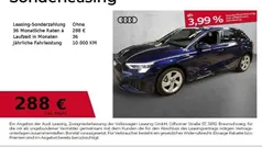 Navarrablau metallic Gebraucht 2024 Audi A3 Sportback Ambiente Limousine | 33.980 € (Fairer Preis)