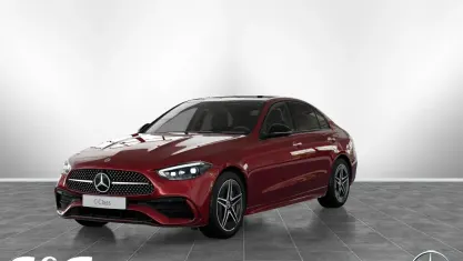 Second-hand Mercedes C180 AMG 170 CP (125 kW) 2025 Roșu Berlinǎ