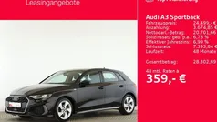 Schwarz Gebraucht 2021 Audi A3 Sportback S-Line Limousine | 24.499 € (Fairer Preis)