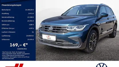 Gebraucht VW Tiguan Active 150 PS (110 kW) 2022 Blau SUV