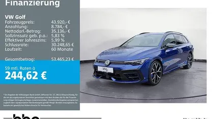 Gebraucht VW Golf VIII R 333 PS (244 kW) 2025 Kombi