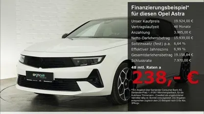 Arktis weiß Gebraucht 2023 Opel Astra Limousine | 19.924 € (Guter Preis)