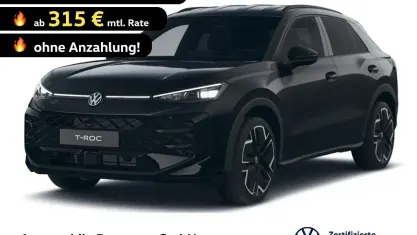 Neu VW T-Roc Cabriolet R-line 150 PS (110 kW) 2026 Grenadillschwarz metallic SUV
