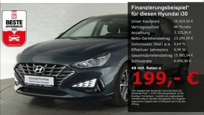 Gebraucht Hyundai i30 Trend 120 PS (88 kW) 2022 Blau Limousine