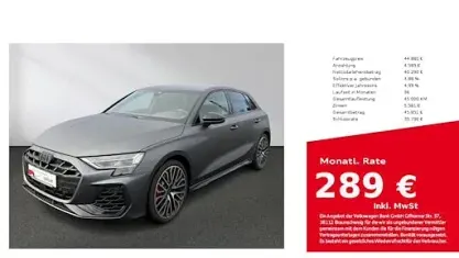 Usata Audi S3 Sport 333 CV (244 kW) 2024 Grigio Berlina