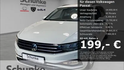 Gebraucht VW Passat Business 150 PS (110 kW) 2021 Weiss Kombi