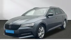 Quarzgrau metallic met. Gebraucht 2021 Skoda Superb SportLine Kombi | 27.680 € (Fairer Preis)
