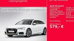 Gletscherweiß metallic Gebraucht 2023 Audi A6 Sport Kombi | 39.925 € (Fairer Preis)