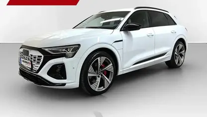 Gletscherweiß metallic Gebraucht 2023 Audi Q8 e-tron S-Line SUV | 67.290 € (Teuer)