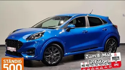 Gebraucht Ford Puma ST-Line 125 PS (91 kW) 2021 Blau, desert island blue metallic SUV