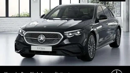 Obsidianschwarz Gebraucht 2025 Mercedes E200 AMG Limousine | 58.990 € (Fairer Preis)