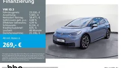 Stonewashed blue metallic Gebraucht 2021 VW ID.3 Pro Performance Kleinwagen | 23.530 € (Fairer Preis)