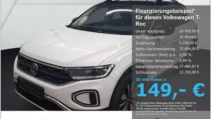 Gebraucht VW T-Roc Goal 150 PS (110 kW) 2025 SUV
