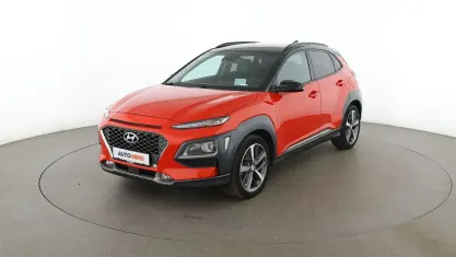 Gebraucht Hyundai Kona Premium 177 PS (130 kW) 2019 Orange SUV