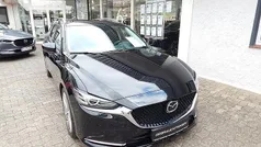 Jet black (metallic) Gebraucht 2024 Mazda 6 Exclusive-Line Kombi | 28.990 € (Guter Preis)