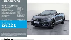 Rauchgrau metallic schwarz Neu 2025 VW T-Roc Cabriolet R-line Cabrio | 39.390 € (Superpreis)