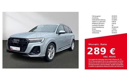 Gebraucht Audi Q7 S-Line 286 PS (210 kW) 2025 Satellitsilber metallic SUV
