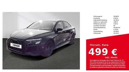Gebraucht Audi RS3 Ambiente 400 PS (294 kW) 2023 Mythosschwarz metallic Limousine