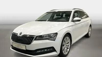 Brugt Skoda Superb Ambition 190 HK (139 kW) 2022 Hvid Stationcar