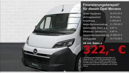 Casablanca weiß Gebraucht 2024 Opel Movano Van | 26.924 € (Superpreis)