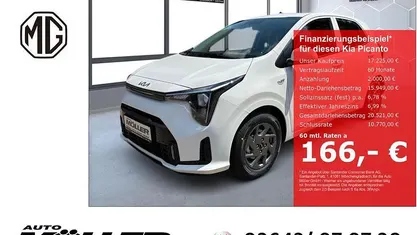 Neu Kia Picanto Vision 68 PS (50 kW) 2025 Weiss Kleinwagen