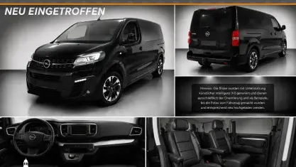 Gebraucht Opel Zafira Life 177 PS (130 kW) 2020 Diamant schwarz/karbon schwarz Van / Kleinbus