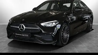 Gebraucht Mercedes C200 AMG 204 PS (150 kW) 2025 Metalliclack obsidianschwarz Limousine
