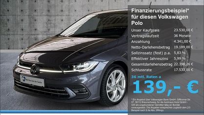 Brugt VW Polo Style 95 HK (69 kW) 2024 Grå Hatchback
