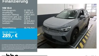 Gebraucht VW ID.4 Pure 125 kW (170 PS) 2024 Mondsteingrau SUV