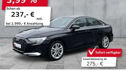 Gebraucht Audi A3 Advanced 150 PS (110 kW) 2025 Schwarz Limousine