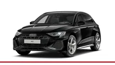 Mythosschwarz metallic Gebraucht 2025 Audi A3 Sportback S-Line Limousine | 34.900 € (Guter Preis)