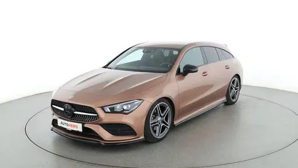 Braun Gebraucht 2022 Mercedes CLA200 Shooting Brake AMG line Kombi | 28.650 € (Fairer Preis)