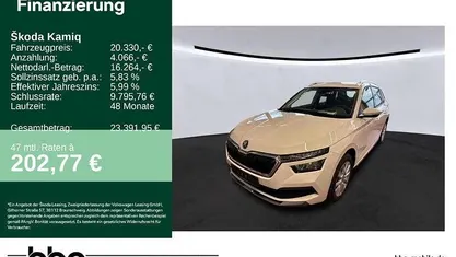 Gebraucht Skoda Kamiq Style 150 PS (110 kW) 2021 SUV