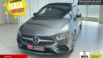 Gebraucht Mercedes A200 AMG line 163 PS (119 kW) 2019 Mountaingrau  met. Limousine