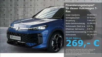 Neu VW T-Roc Cabriolet R-line 150 PS (110 kW) 2025 SUV