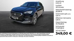Schwarz Gebraucht 2022 Seat Tarraco XCELLENCE SUV | 30.730 € (Fairer Preis)