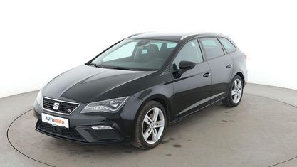 Używany Seat Leon FR 131 KM (96 kW) 2019 Czarny Kombi