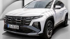 Atlas white Gebraucht 2024 Hyundai Tucson Trend SUV | 36.480 € (Fairer Preis)
