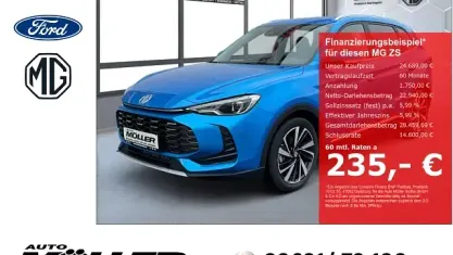 Neu MG ZS Luxury 197 PS (144 kW) 2026 Blau SUV