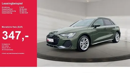 Distriktgrün metallic Gebraucht 2025 Audi A3 S-Line Limousine | 35.690 € (Fairer Preis)