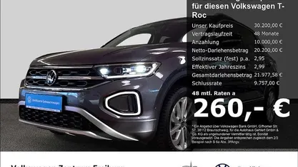 Grau Gebraucht 2024 VW T-Roc Style SUV | 30.200 € (Fairer Preis)
