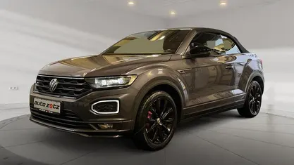 Gebraucht VW T-Roc Cabriolet R-line 150 PS (110 kW) 2021 Schwarz Cabrio
