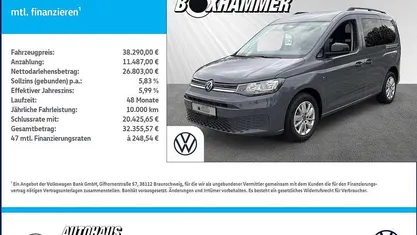 Grau Neu 2025 VW Caddy Life Van / Kleinbus | 38.290 € (Fairer Preis)