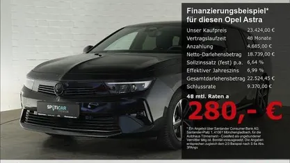 Gebraucht Opel Astra 131 PS (96 kW) 2024 Schwarz Kombi