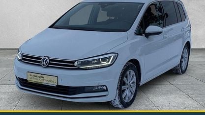 Gebraucht VW Touran Highline 150 PS (110 kW) 2018 Weiß Van / Kleinbus